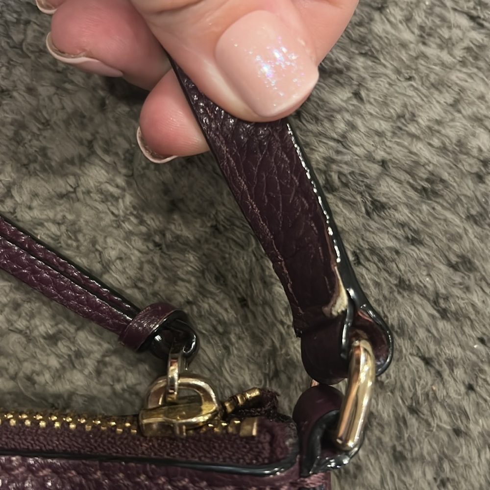 Kate Spade Plum Leather Crossbody Bag - Picture 8 of 10